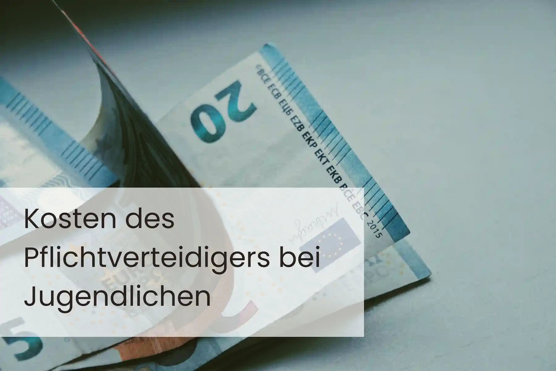 Kosten Pflichtverteidiger Jugendliche und im Jugendstrafverfahren