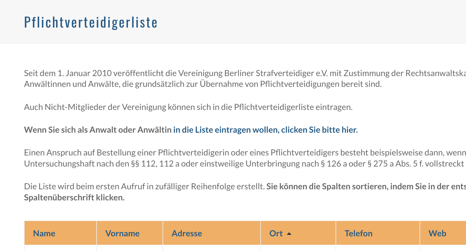 Strafverteidiger pflichtverteidiger